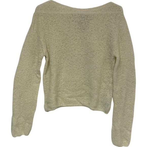 Massimo Dutti Womens Sweater Size XS Ecru Pullover Lightweight 5749/555 NWOT - Picture 2 of 11